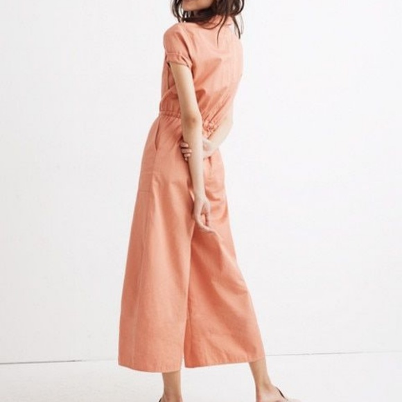 Size 2 Madewell Wide-Leg Utility Jumpsuit - Picture 3 of 4